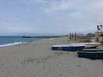 Sandstrand an der Lungomare in Gioia Tauro (10.04.2024)