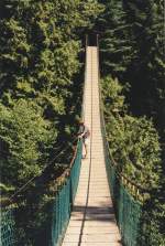 Capilano Suspension Bridge in Vancouver.