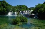 Kroatien, Großer Wasserfall im Krka Nationalpark (04.05.2012)