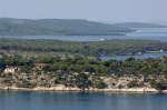 Blick über Pelješac an der dalmatinischen Adriaküste im Süden Kroatiens. Aufnahme: Juli 2009.