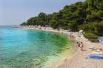 Der Strand bei Breda an der kroatischen Adriaküste.