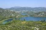 Blick über Pelješac an der dalmatinischen Adriaküste im Süden Kroatiens. Aufnahme: Juli 2009.