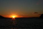 Sonnenuntergang auf der Insel Rab am 31.05.2010.