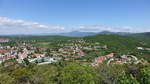 Aussicht auf die neuen Stadtteile von Labin, Istrien (29.04.2017)