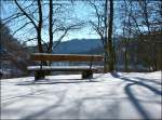 . Der Winter ist zurck - Ein schnes Pltzchen an der Biwenerbaach zwischen Bavigne und Liefrange. 13.03.2013 (Jeanny)