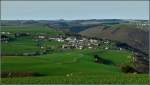 Aussicht von Bourscheid in Richtung Schlindermanderscheid.