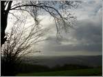 Aussicht ber den Naturpark der Obersauer bei Kaundorf am 14.01.2012.