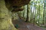 Am Wanderweg von Berdorf nach Waldbillig durch La Petite Suisse (Kleine Luxemburger Schweiz).