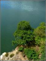 Der Stausee der Obersauer in der Nhe von Lultzhausen. 02.08.2010 (Jeanny)