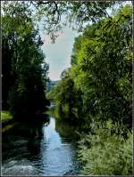 Die Alzette fliet durch die Stadt Ettelbrck.