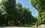 Blick auf die Ruhe Oase im Stadtpark von Echternach, nicht weit vom Rokoko Pavillon entfernt. 10.05.2024 