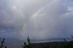 Beim Aufstieg auf den Le Morne Brabant zeigte sich dieser wunderschne Regenbogen.