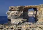 Das Azure Window im Westen Gozos ist sicher eine viel besuchte touristische Attraktion, aber auch fr Taucher ist die Gegend sehr attraktiv. Am 01.10.2007 waren nur wenige Besucher dort, und schnes Wetter ist ja auf Malta (fast) immer. 