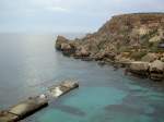 Malta, Anchor Bay im Nordwesten bei Mellieha (23.03.2014)
