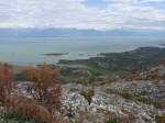 Aussicht auf den Skutari See vom Rumija Gebirge (21.09.2015)