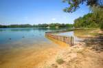 Het Blauwe Meer (Blauer See) westlich von Beilen in den Niederlanden. Aufnahme: Mai 2011.