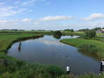 Kanal Ingelumer Feart bei Marsum, Friesland (26.07.2017)