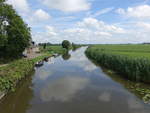 Kanal Boalserter Feart bei Burgwerd, Friesland (26.07.2017)