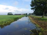 Kanal im Zwartewaterland bei Genemuiden, Provinz Overijssel (24.07.2017)