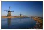 Kinderdijk Zuid-Holland - Mhlen auf dem Overwaard-Polder