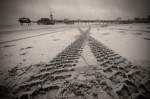 Der Strand vor Scheveningen.