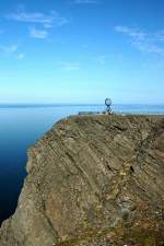 Das Nordkap auf der Insel Magerøya (Nordnorwegen) am 26.08.06.