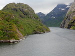 Nicht weit entfernt die Fjordküste an den Inseln Lofoten und Vesteralen am 25.