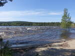 Stromschnellen der Glomma bei Elverum, Innlandet (22.05.2023)