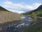 Fluss Lågen im Gudbrandsdalen Tal bei Sjoa, Innlandet (25.05.2023)