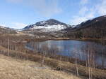 Berg Gamlestogofjelle (1377 M.) und Otrovatnet See, Innlandet (26.05.2023)