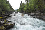 Der Fluss Sjoa ist ein wasserreicher Wildfluss im norwegischen Oppland.