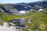   Landschaft südlich der Lysefjord im norwegischen Rogaland.