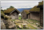 Museumsalm Li in den Bergen über dem Hylsfjord - Aufnahme vom 25.07.2015