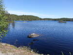 Eksjö See an der Straße 416 bei Limyra, Agder (28.05.2023)