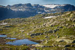 Berglandshaft am Hardangervidda in Norwegen.