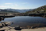 Berglandshaft am Hardangervidda in Norwegen.