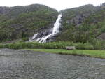 Vidfoss Wasserfall im Oddadalen Tal (27.05.2023)