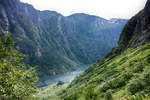 Norwegen - Nærøyfjorden nördlich von Gudvangen.