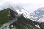 Fuscher Trl an der Groglockner-Hochalpenstrasse,aufgenommen am 29.07.2013,sehr windig und kalt, 2428m .