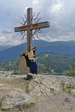 Kreuz auf der Panoramaalm der Turracher Höhe.