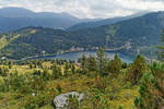 Der Turracher See, so gesehen von der Turracher Höhe. (August 2019)