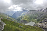 Margaritzenstausee im Nationalpark Hohe Tauern in Österreich. Aufnahme: 6. August 2016.