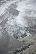 Ausschnitt des Pasterze-Gletschers in Kärnten in Österreich. Aufnahme: 6. August 2016.