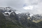 Berge im Nationalpark Hohe Tauern in Österreich von der Großglockner Hochalpenstraße aus gesehen.