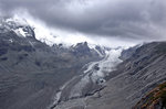 Der Gletscher Pasterze von Kaiser-Franz-Josef-Höhe aus gesehen.