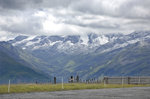 Blick von der Großglockner Hochalpenstraße zwischen Heiigenblut und Hochtor in südlicher Richtung.