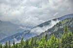 Die Berge an der Mautstelle der Großglockner Hochalpenstraße nördlich von Heiligenblut.