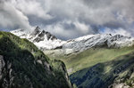 Kreuzkopf und Ochenskopf nördlich von Heiligenblut in Österreich. Aufnahme: 5. August 2016.