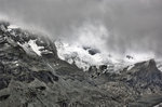 Blick auf Hofmannskees von Kaiser-Franz-Josef-Höhe nördlich von Heiligenblut in Österreich.