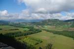 Ausblick von der Burg Hochosterwitz Richtung St. Veit an der Glan (02.10.2013)